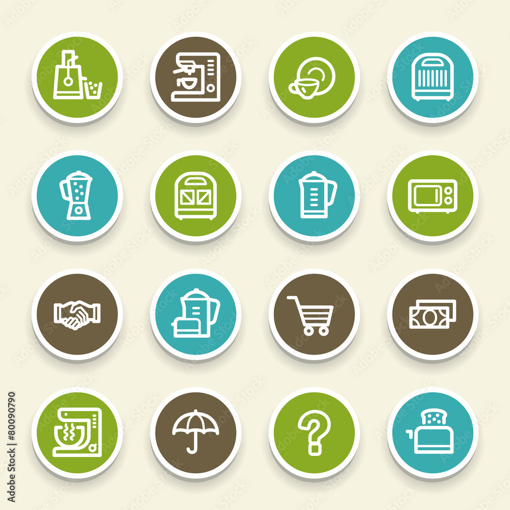 Kitchen Appliances Web Icons Kitchen Appliances Web Icons