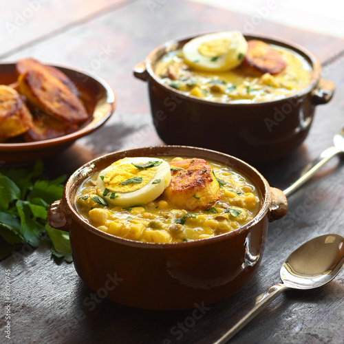 Ecuadorian soup called Fanesca, a traditional Easter dish photo