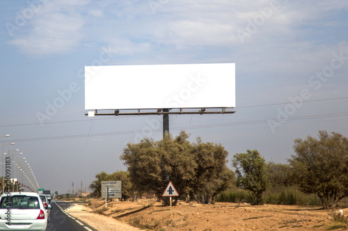 Empty billboard photo