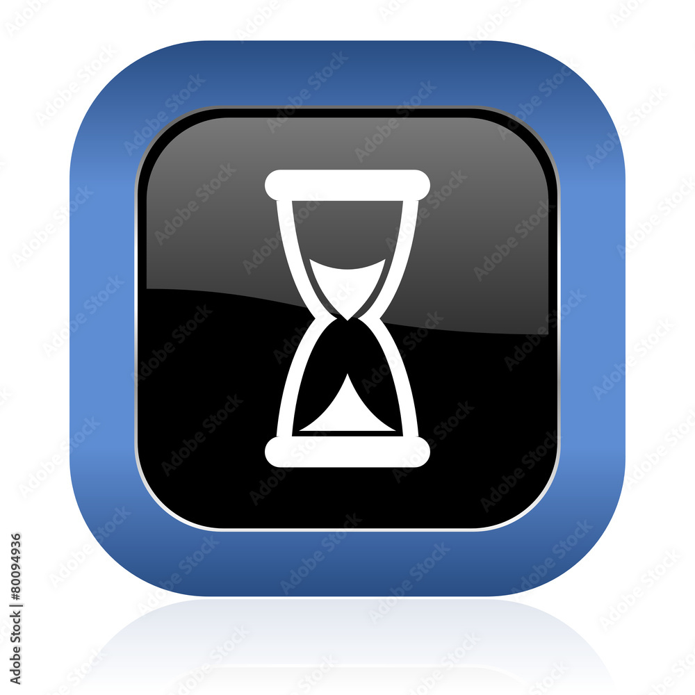 time square glossy icon hourglass sign time square glossy icon hourglass sign