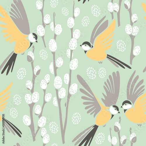 seamless pattern, spring
