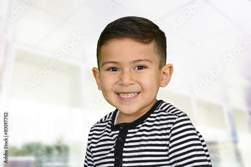 Young Boy At School