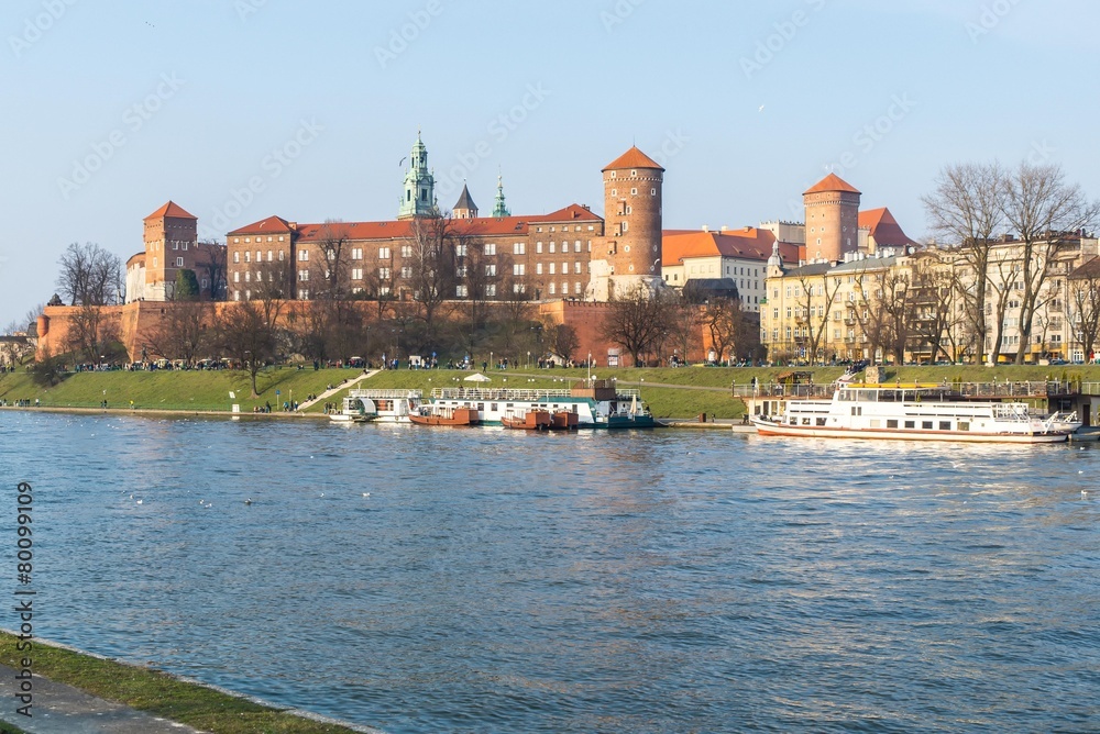 Fototapeta premium Wawel Castle - Cracow Poland