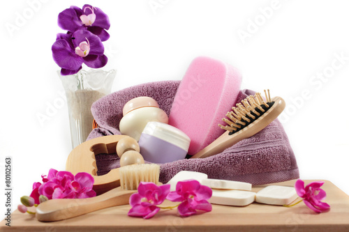 Basket of products for cellulite