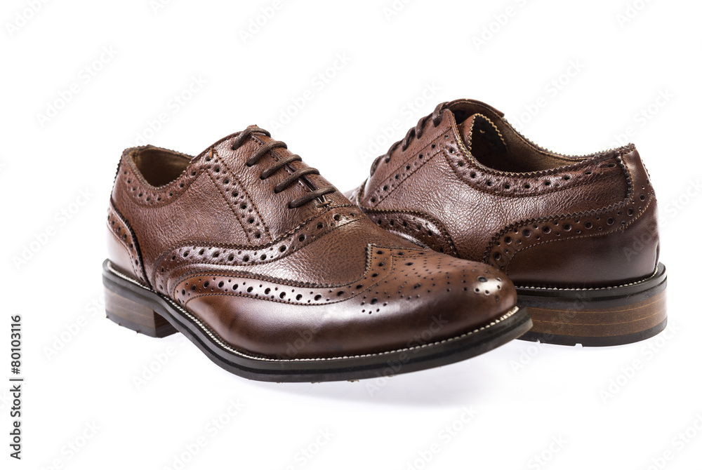 Leather men shoes