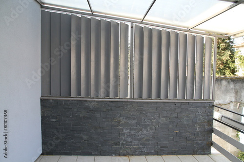 Konstfotografi mur terrasse
