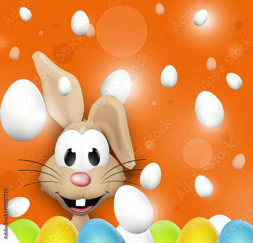 Easter Bunny and Easter Eggs