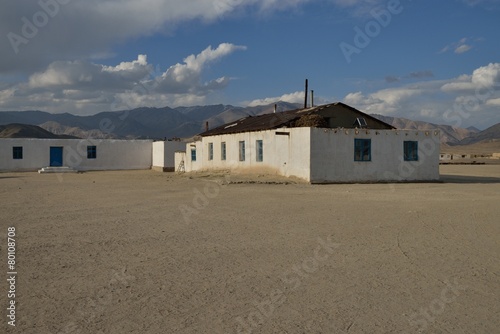 Small settlement in Pamir, Central Asia. © mikasek