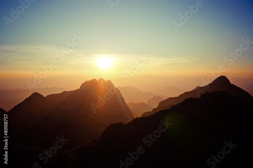 Beautiful mountain  It s a third highest mountain in Thailand