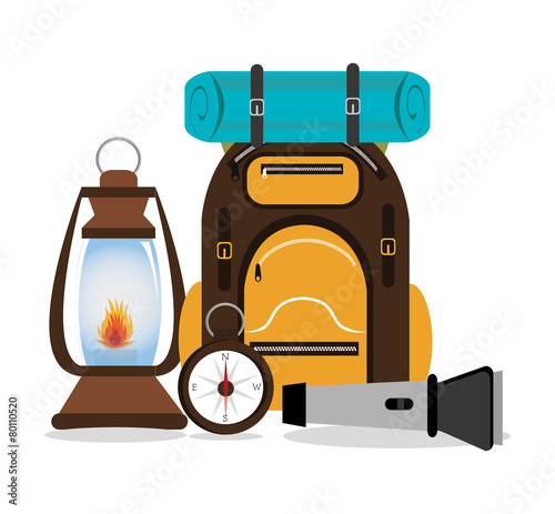 Camping design, vector illustration.