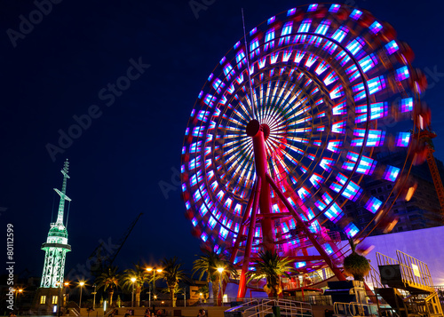Ferris Wheel in Kobe Harbor Land