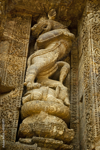Wall Sculpture of Sun Temple
