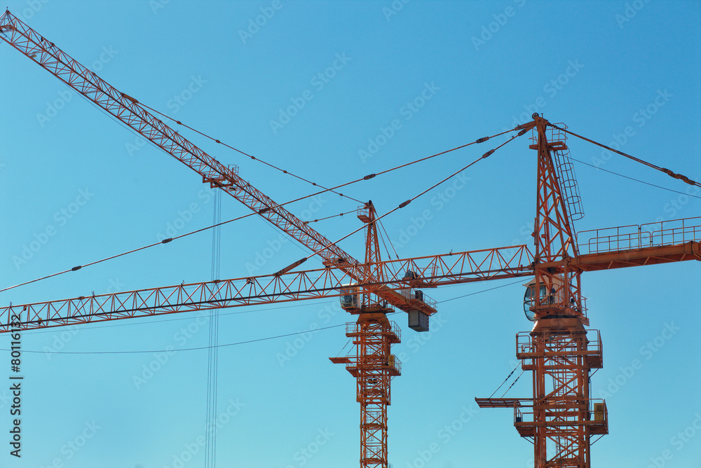 Two cranes in the sky Two cranes in the sky