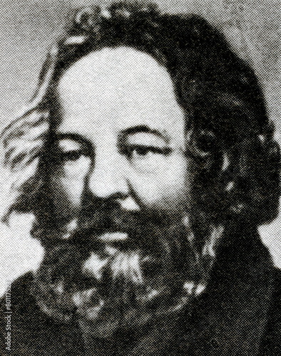 Mikhail Bakunin, Russian revolutionary anarchist photo