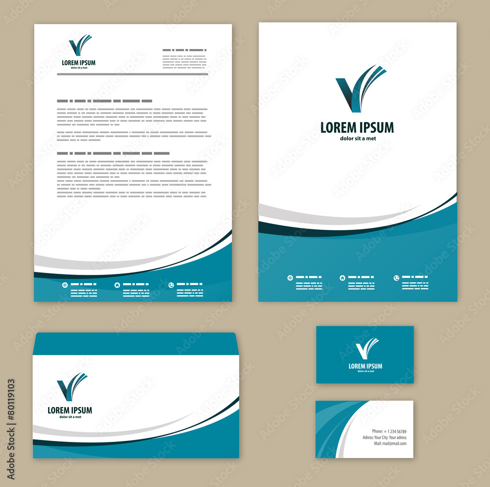 Template corporate style.