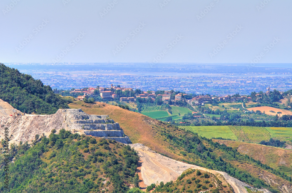 Panoramic view of Emilia-Romagna. Italy. Panoramic view of Emilia-Romagna. Italy.