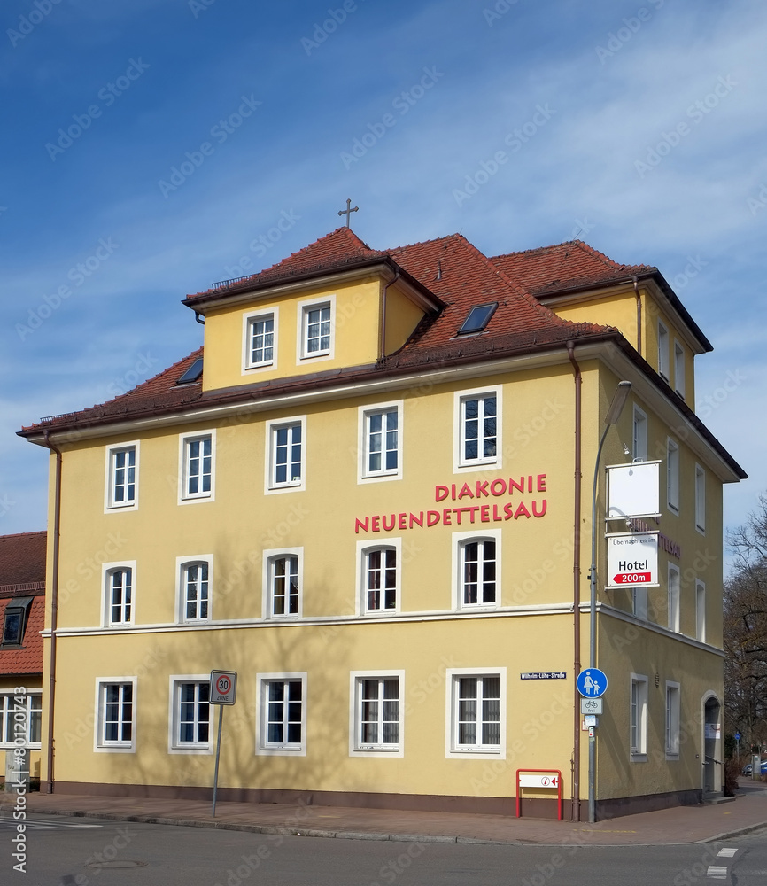 Fototapeta premium Besucherzentrum in Neuendettelsau