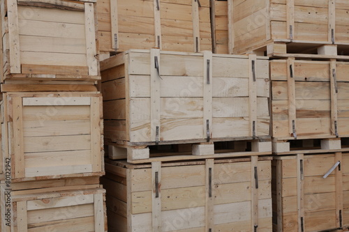 wooden boxes on top of each other