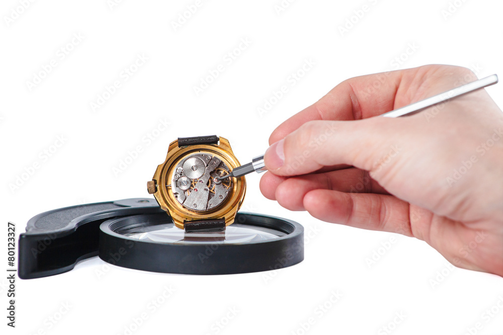 Repairing clock Repairing clock
