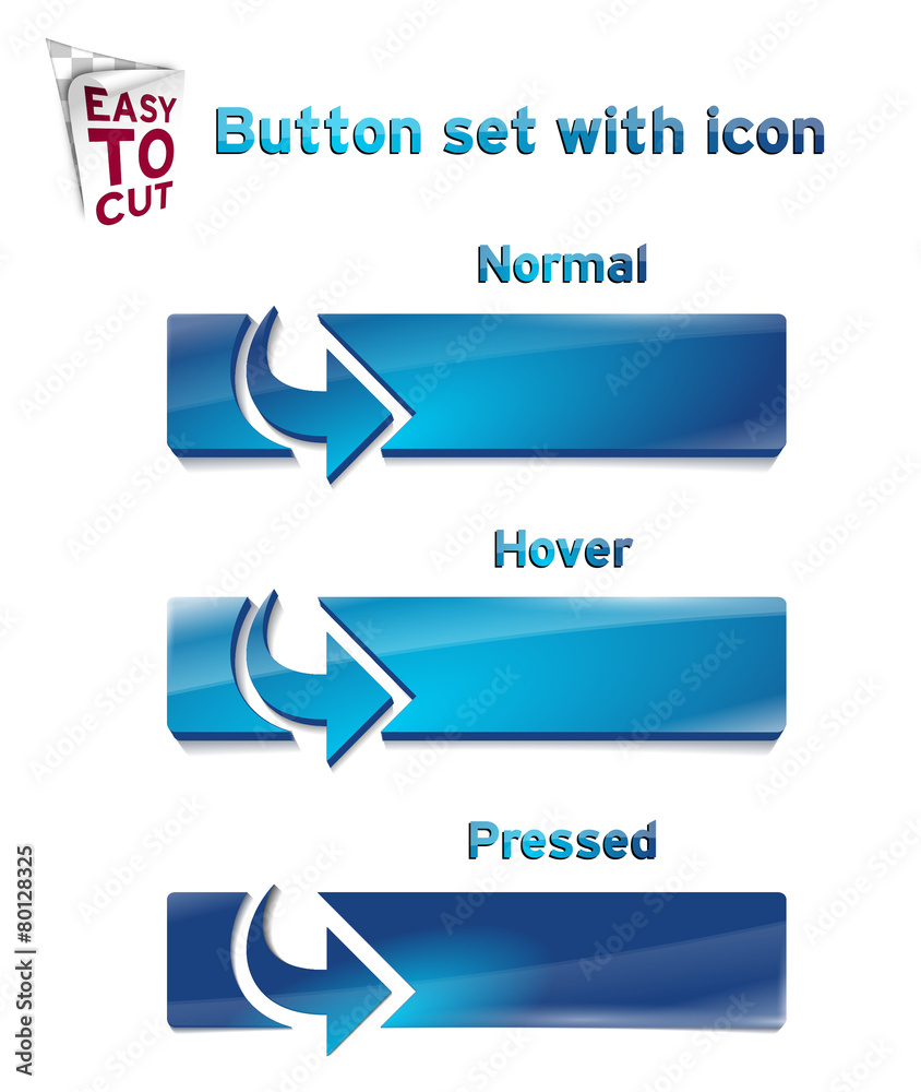 Button_Set_with_icon_1_212 - obrazy, fototapety, plakaty 
