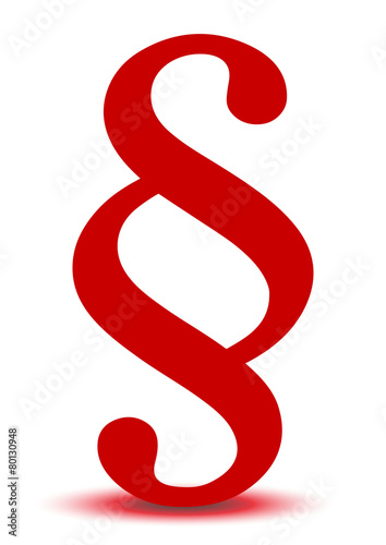 Paragraph Zeichen rot