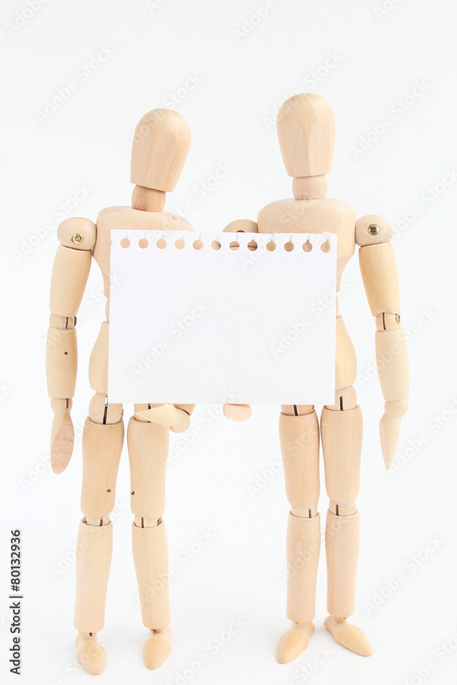 デッサン人形とスケッチブック