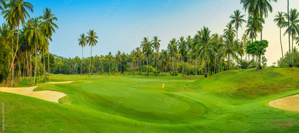 golf course panorama