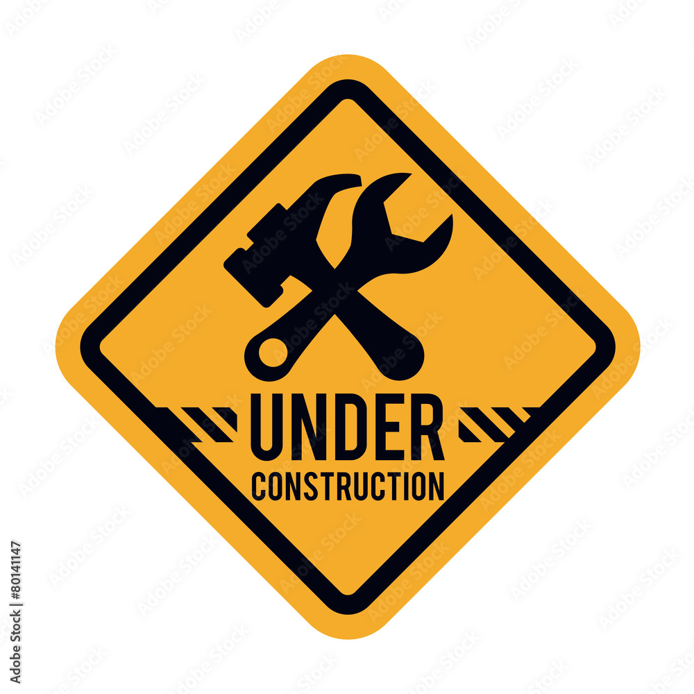 Under construction design, vector illustration. Under construction design, vector illustration.