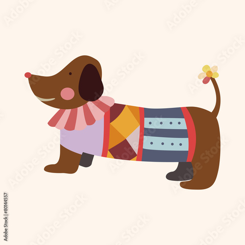 animal dog cartoon theme elements