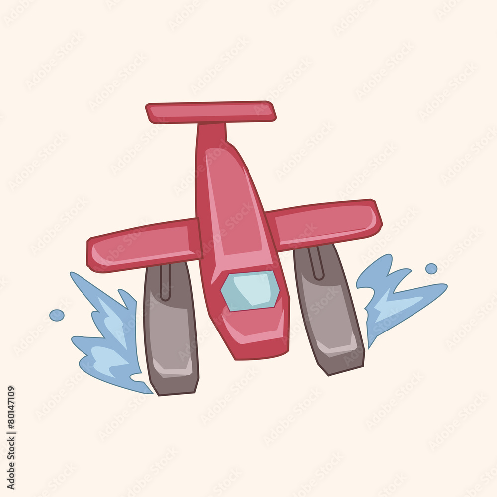 transportation airplane theme elements transportation airplane theme elements