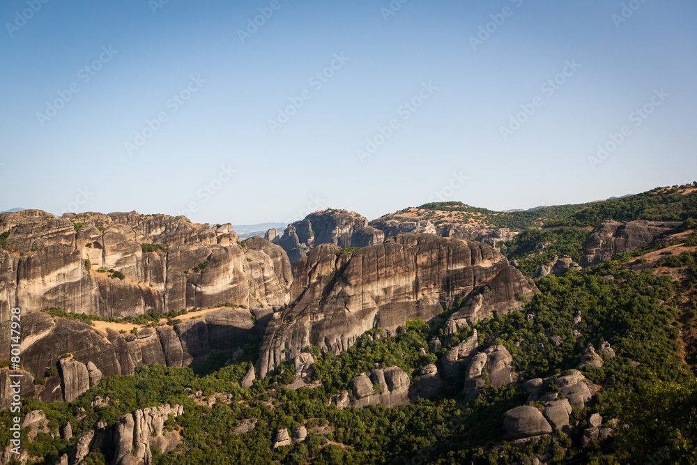 monastery and rocks of Meteora, Greece 