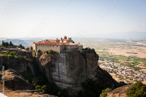 monastery and rocks of Meteora, Greece 