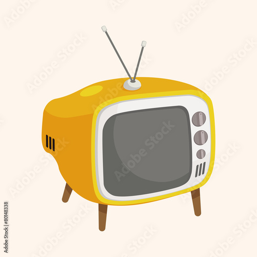 Home appliances theme tv elements