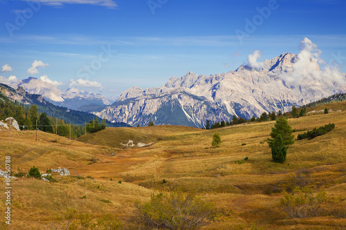 Mount Sass de Stria, Falyarego path, Dolomites © gornostaj