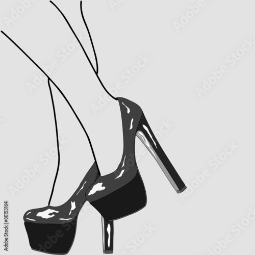 The legs of women