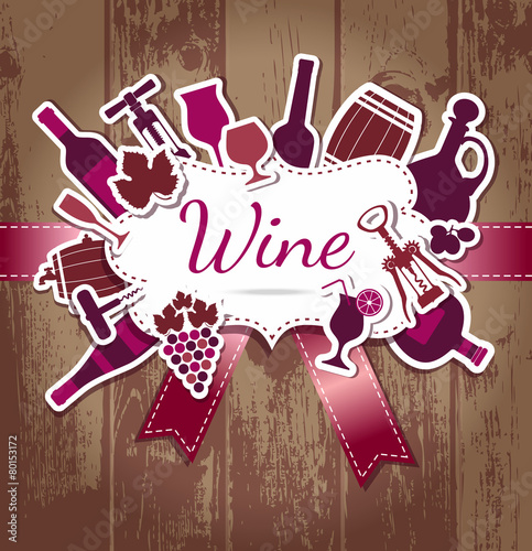 Wine menu background
