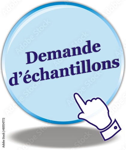 bouton demande d'échantillons