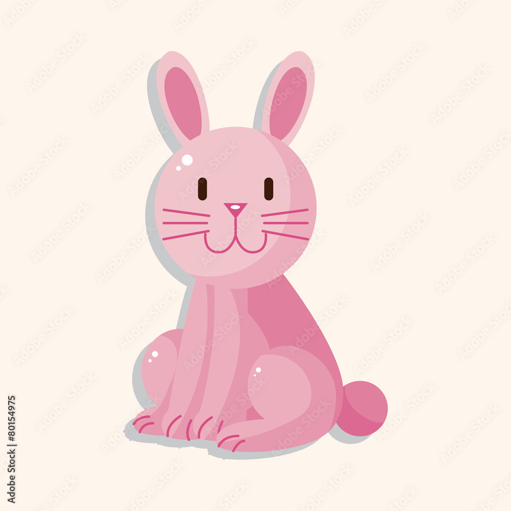 animal rabbit cartoon theme elements animal rabbit cartoon theme elements