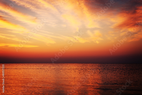 sunrise in the sea © Ruslan Ivantsov