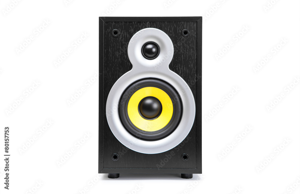 Speaker, isolated on white Speaker, isolated on white