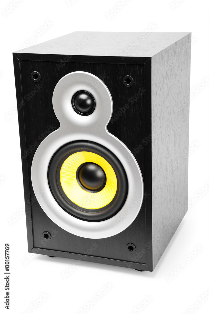 Speaker, isolated on white Speaker, isolated on white