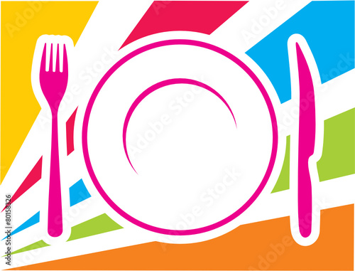 FOND ET SET DE TABLE