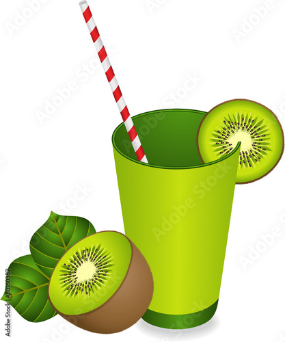 Kiwi Juice Summer Refreshment