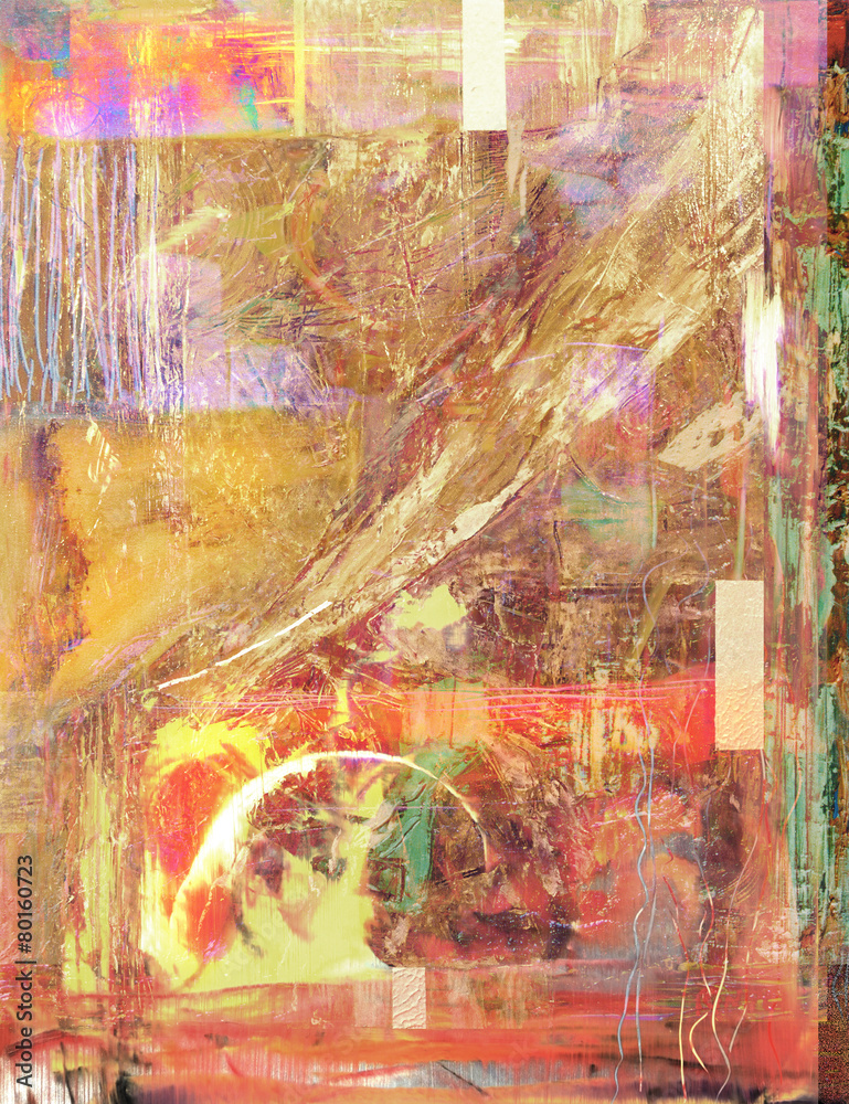 Fototapeta premium Abstract On Canvas