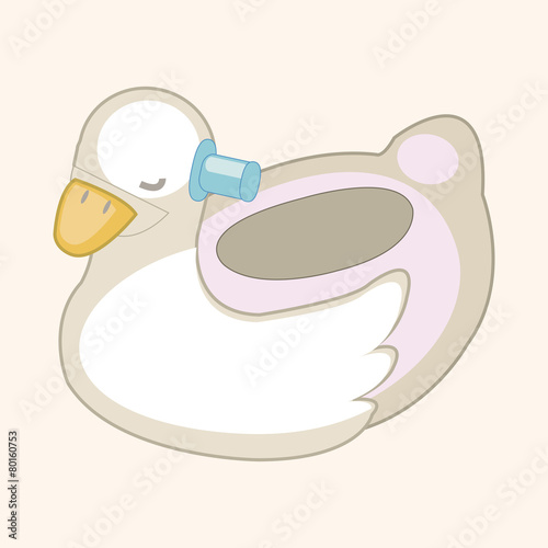 baby potty theme elements