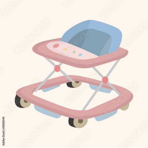 Baby walker theme elements