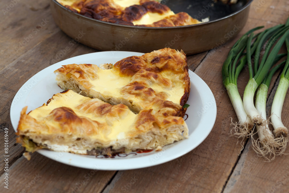 Homemade mushroom pie Homemade mushroom pie
