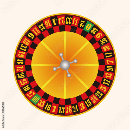casino roulette theme elements