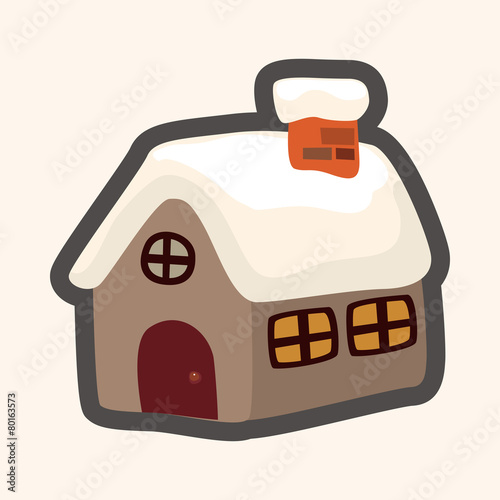 Gingerbread house theme elements