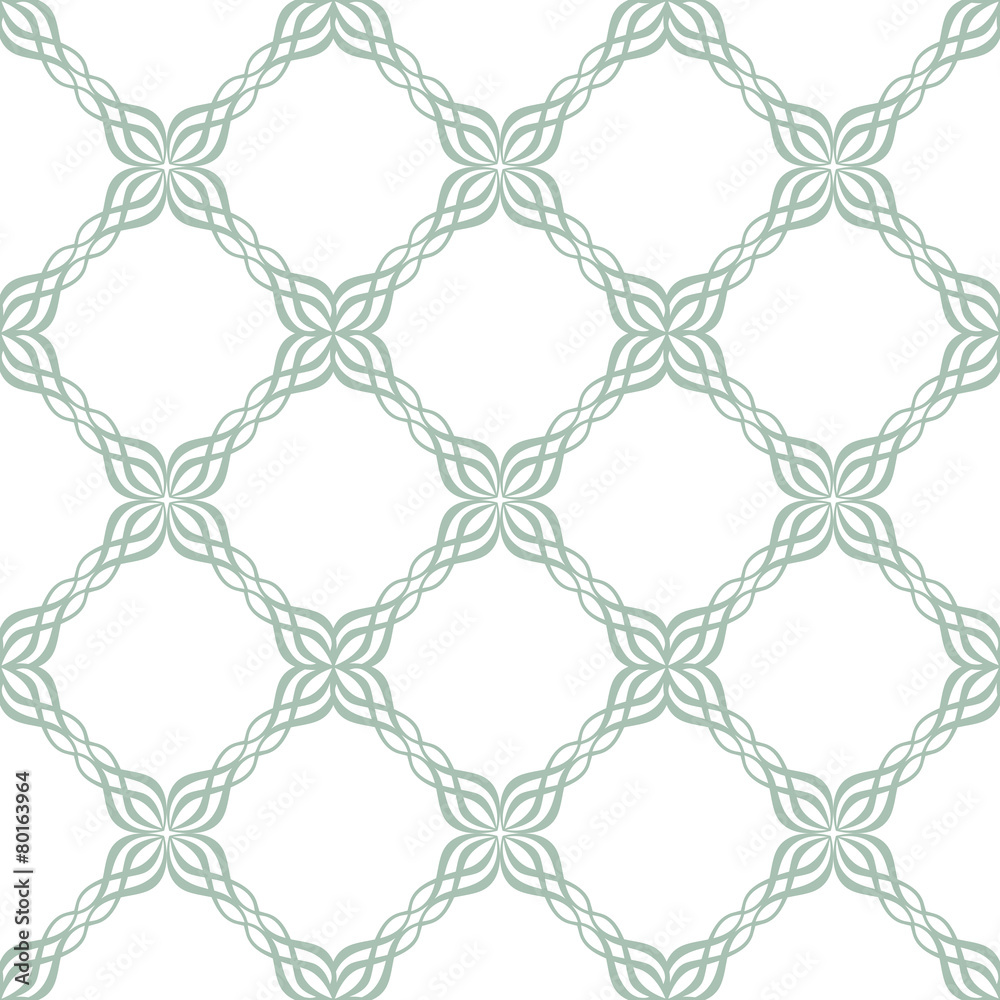 seamless ornate symmetric green and white tile pattern seamless ornate symmetric green and white tile pattern